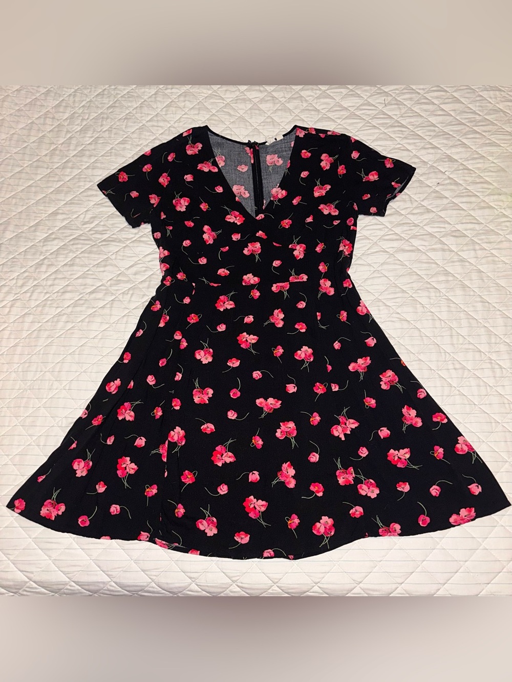 Gap Floral Fit & Flare Mini Dress
